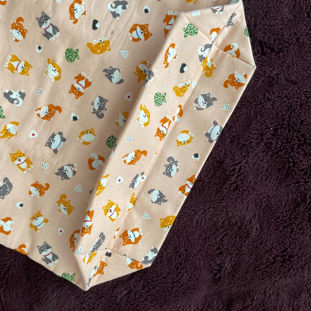 NWT Cute Shiba Inu Dog Print Tote Bag JAPAN - Picture 6 of 7
